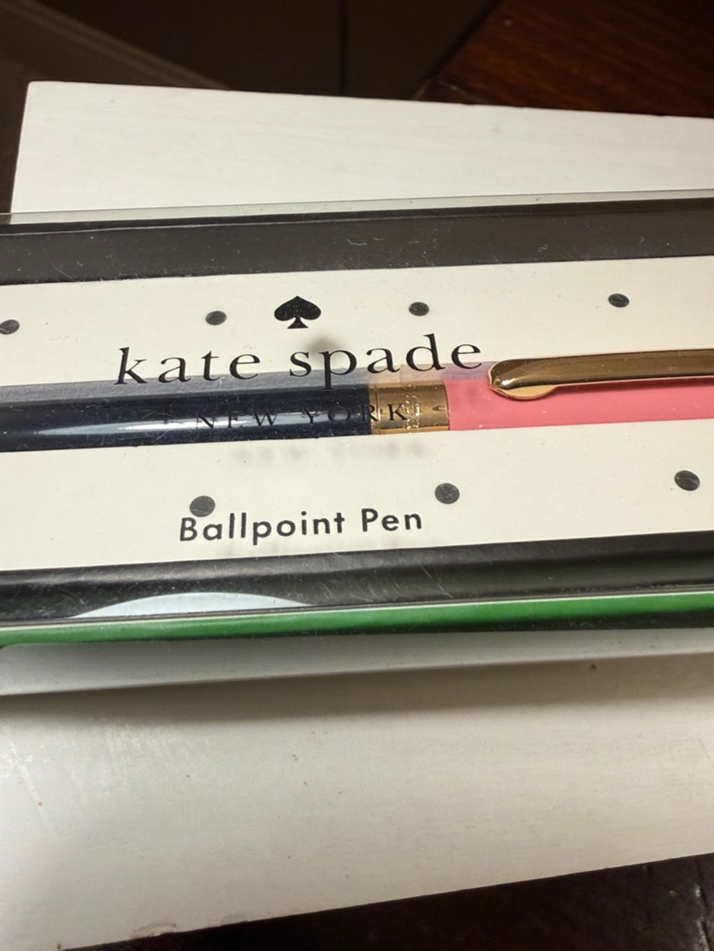 NWT Kate Spade Color Block Ball Point Pen - Picture 3 of 6